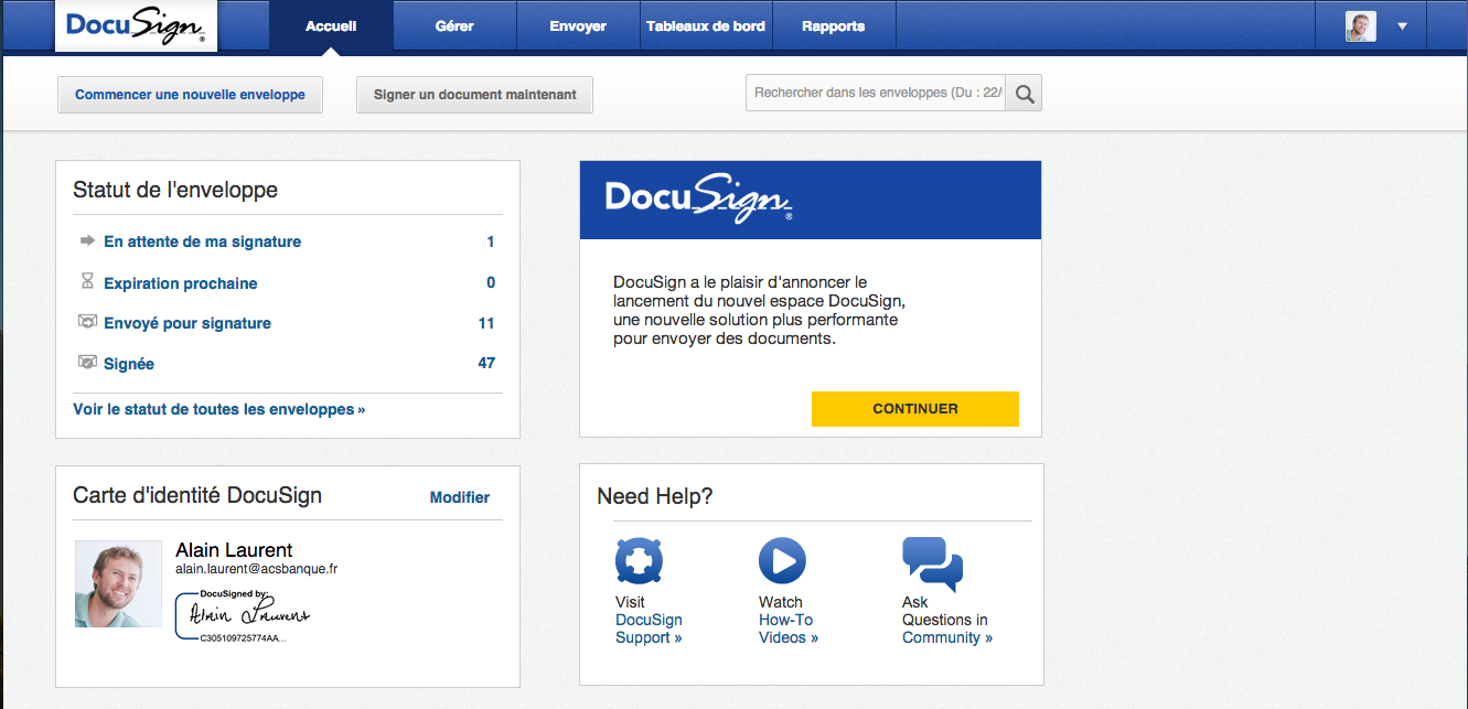 Docusign Signature électronique au Maroc