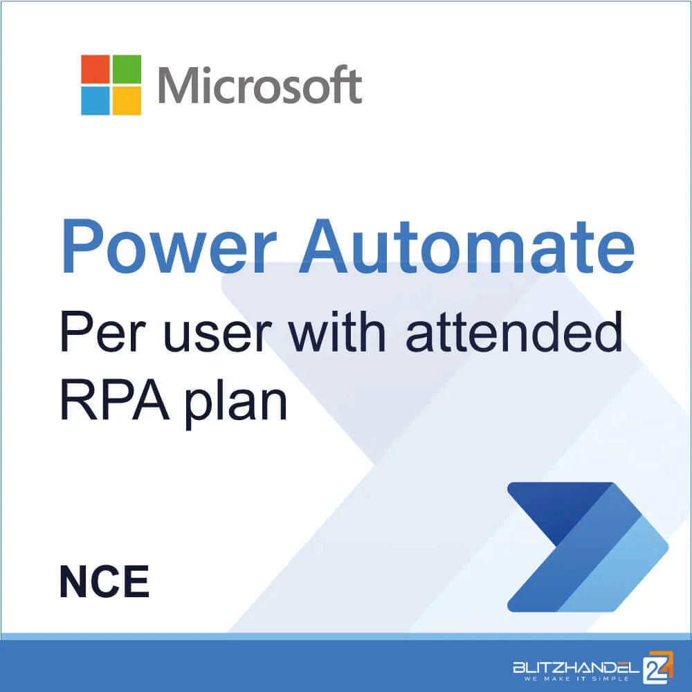 Microsoft Power Automate per user with attended RPA plan Maroc