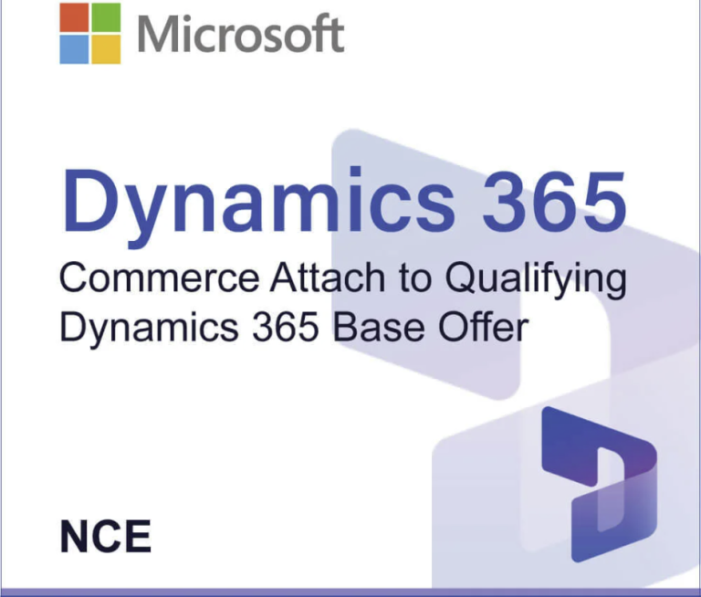 Microsoft Dynamics 365 Commerce Attach to Qualifying Dynamics 365 Base Offer Maroc